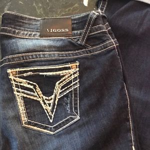 Vigoss boyfriend distressed jeans
